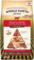 🐶 grain-free dry dog food by whole earth farms logo