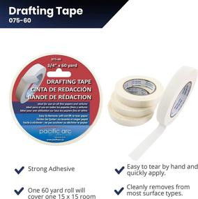 img 3 attached to 📐 Pacific Arc Professional Drafting Tape - 0.75 in x 60 yd Roll