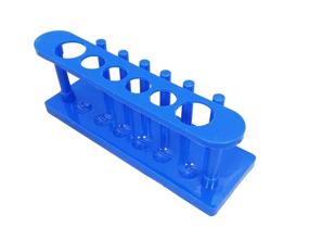 img 2 attached to Blue Plastic Hole Test 🧪 Tube: Convenient and Reliable for Lab Experiments