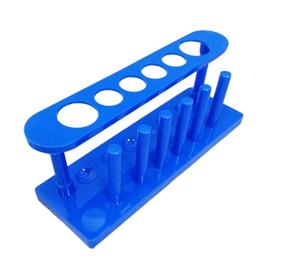 img 1 attached to Blue Plastic Hole Test 🧪 Tube: Convenient and Reliable for Lab Experiments