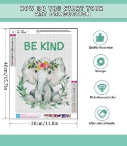 img 3 attached to Diamond Painting Kits Adults 11 8X15 7Inch