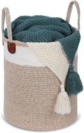 happon woven rope storage basket logo