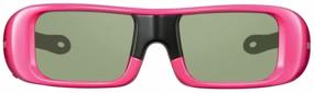 img 2 attached to 👓 Sony TDG-BR50/P Youth Size 3D Active Glasses in Pink - Fun and Stylish Eyewear for Enhanced 3D Viewing