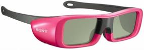 img 4 attached to 👓 Sony TDG-BR50/P Youth Size 3D Active Glasses in Pink - Fun and Stylish Eyewear for Enhanced 3D Viewing