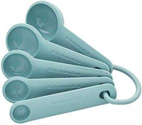 img 4 attached to 🥄 KitchenAid Measuring Spoons Set - 5 Pieces, Aqua Sky