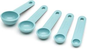 img 3 attached to 🥄 KitchenAid Measuring Spoons Set - 5 Pieces, Aqua Sky