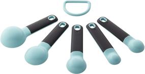 img 2 attached to 🥄 KitchenAid Measuring Spoons Set - 5 Pieces, Aqua Sky