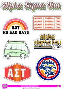 img 1 attached to 🎉 Retro-themed Sticker Sheet by Alpha Sigma Tau