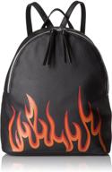 t shirt jeans back pack flames logo