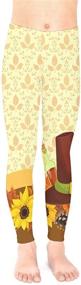 img 3 attached to 👧 Tomato Orange Winter Leggings for Girls: PattyCandy's Stylish and Comfortable Leggings for Girls' Clothing