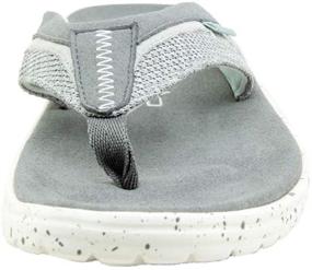 img 2 attached to 👞 Stay Stylish and Comfortable with Hey Dude Men's Flinn Grey Loafers & Slip-Ons