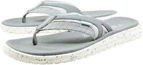 img 4 attached to 👞 Stay Stylish and Comfortable with Hey Dude Men's Flinn Grey Loafers & Slip-Ons