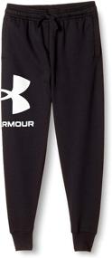 img 4 attached to 👖 Брюки Rival Fleece Logo для мальчиков от Under Armour