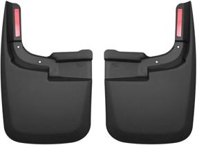 img 4 attached to Husky Liners 58461 Front Mud Guards - Custom Fit for 2017-2020 Ford F-250/F-350 Models without OEM Fender Flares