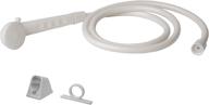 builders shoppe 4120wt hand held shower set for rv/motorhome - non-metallic, white finish logo