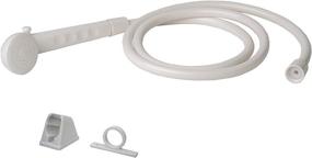 img 4 attached to Builders Shoppe 4120WT Hand Held Shower Set for RV/Motorhome - Non-Metallic, White Finish