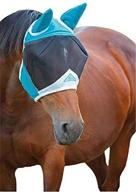 🪰 protective and comfortable shires fine mesh fly mask with ears: keep flies and insects at bay логотип