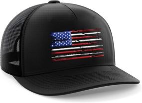 img 4 attached to Top-Quality Tactical Pro Supply American Flag Flexfit Hats: Unmatched Style and Durability