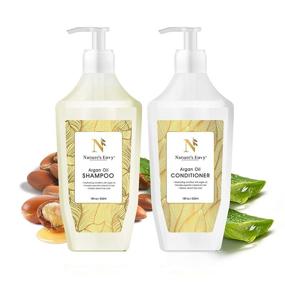 img 4 attached to Argan Oil Shampoo Conditioner Set Hair Care