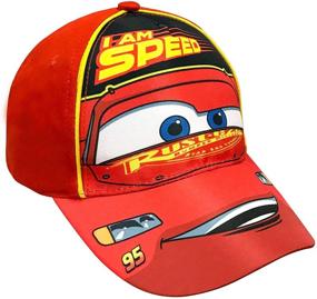img 2 attached to Disney Toddler Lightning McQueen Baseball Boys' Accessories for Hats & Caps