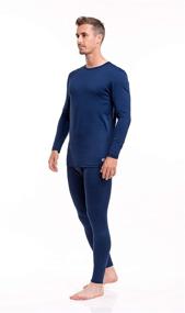 img 3 attached to Ultra Soft Thermal Underwear Winter Fleece Sports & Fitness and Other Sports