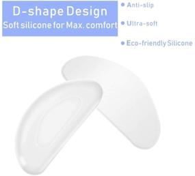 img 3 attached to 👃 12 Pairs of Silicone Nose Pads for Glasses and Sunglasses - Sticky and Hypo-allergenic Adhesive Nose Grips