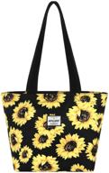 🌻 stylish and spacious: hawee sunflower shoulder handbag - perfect for outdoor women's fashion and storage! logo