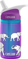 🐘 stay hydrated with camelbak eddy kids insulated water bottle - elephant parade (0.4 l) logo