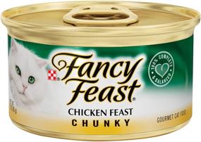 img 2 attached to Fancy Feast Chunky Chicken Feast: Premium 24-Pack of 3-oz Cans