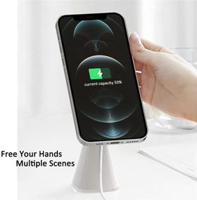 img 1 attached to 🔌 Convenient Laxcido Magnetic Wireless Charger for Apple iPhone 13/12 with 18W PD Plug and Qi Charger