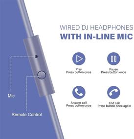 img 3 attached to OneOdio Over Ear Headphone, Wired Bass Headsets with 50mm Driver, Lightweight Foldable Headphones with Share Port, Mic, for Recording, Monitoring, Mixing, Podcast, Guitar, PC, TV (Light Blue)