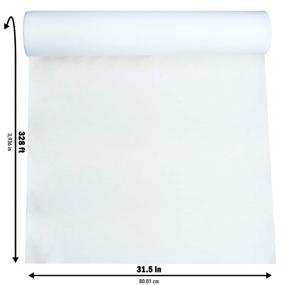 img 1 attached to 🛏️ JJ CARE – 50% Thicker Massage Table Paper Roll 31.5" x 328' – Disposable Massage Bed Sheets for Facial Beds, Tattoo Bedsheets, Spa Waxing – Non Woven Massage Table Cover Sheets