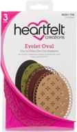 heartfelt creations eyelet oval emboss logo