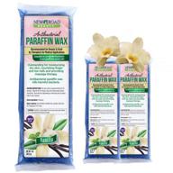 🧴 moisturizing blue vanilla paraffin wax by new road beauty - smooth & nourish skin - massage therapy benefits - pack of 3 logo