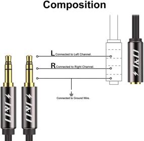 img 3 attached to Gold Plated Copper Female Y Splitter Adapter