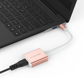 img 2 attached to 🔌 LENTION CB-4KHDMI: Адаптер USB C к HDMI 4K для MacBook Pro/Air, Samsung S21/S20 и других устройств - Сертифицированный стабильный драйвер в цвете розового золота.