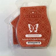 scentsy clove and cinnamon wickless candle tart warmer wax bars - 3.2 oz, 3-pack логотип