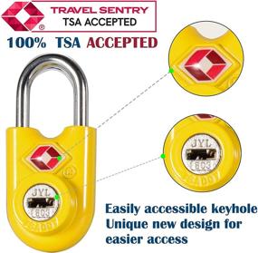 img 3 attached to SURE LOCK Compatible Luggage Shackle Travel Accessories in Luggage Locks