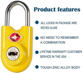 img 2 attached to SURE LOCK Compatible Luggage Shackle Travel Accessories in Luggage Locks