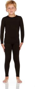img 4 attached to Thermajohn Boys' Ultra Soft Thermal Underwear Long Johns Set - Fleece Lined for maximum comfort