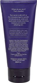 img 3 attached to 3 Oz Undercover Agent Liquid Powder Anti-Sweat Absorbent Body Cream with Natural Aloe & Vitamin E - Enhanced Formula for N x N Optimization