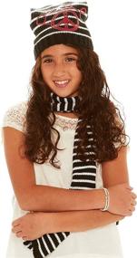 img 3 attached to 🧢 S W Девочки Шапка Перчатки Фуксия: Стильные аксессуары, чтобы сочетаться с модными шарфами