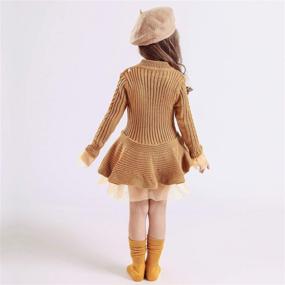 img 1 attached to Shop the TTYAOVO Little Sleeves Knitting Sweater Girls' Clothing in Dresses Collection