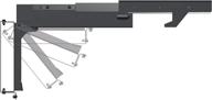 📺 morryde tv40-010h slide-out and flip down tv ceiling mount, black, 17 inch: space-saving and adjustable ceiling tv mount for enhanced entertainment experience logo