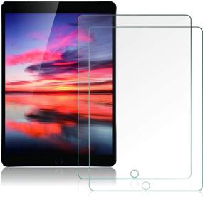 img 4 attached to [2-Pack] Защитное стекло Sevrok для экрана планшета iPad 9-ого поколения 10.2″ 2021 [Без пузырей] [Антицарапинное] - Совместимо с iPad 9/8/7-ого поколений, Поддерживает Apple Pencil.