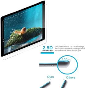 img 2 attached to [2-Pack] Защитное стекло Sevrok для экрана планшета iPad 9-ого поколения 10.2″ 2021 [Без пузырей] [Антицарапинное] - Совместимо с iPad 9/8/7-ого поколений, Поддерживает Apple Pencil.