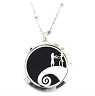 fika nightmare christmas skellington aromatherapy girls' jewelry logo