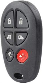 img 3 attached to 🔑 Beefunny Keyless Entry Remote Car Key Fob for Toyota Sienna 2004-2013 - 6 Button FCC ID: GQ43VT20T (1)