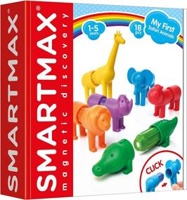 img 3 attached to Discover SmartMax Magnetic Building Set for Animals