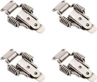 svaitend stainless steel spring draw toggle latch cabinet box hasp lock - heavy duty, 4 pieces (small) logo